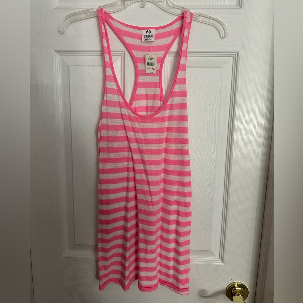 PINK Victoria’s Secret Striped Tank Top